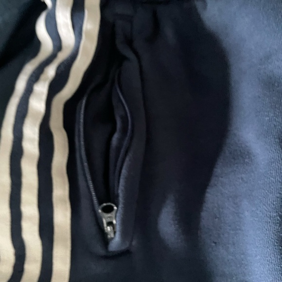 Adidas Navy Blue Track Pants - Picture 3 of 11
